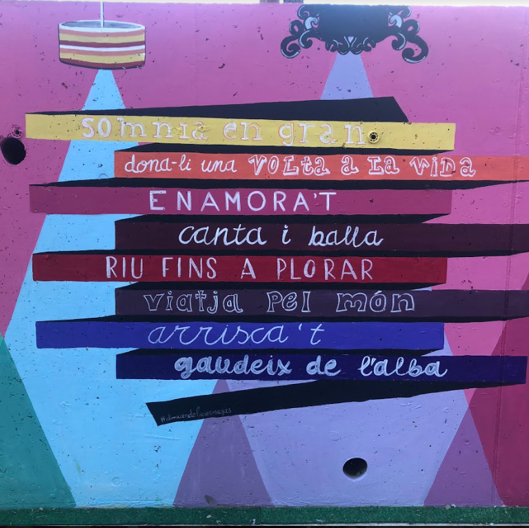 Mural Somnía, en Beniparrell (Almacén de Luciérnagas)