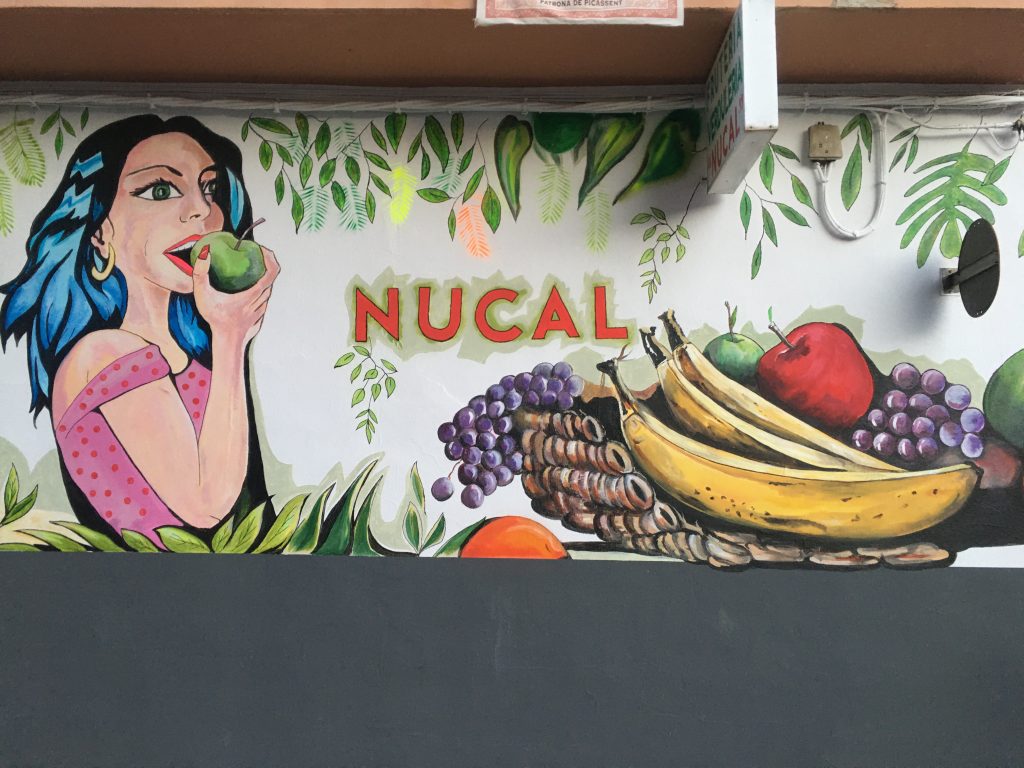 Mural para frutería Nucal, en Picassent   (Almacén de Luciérnagas)